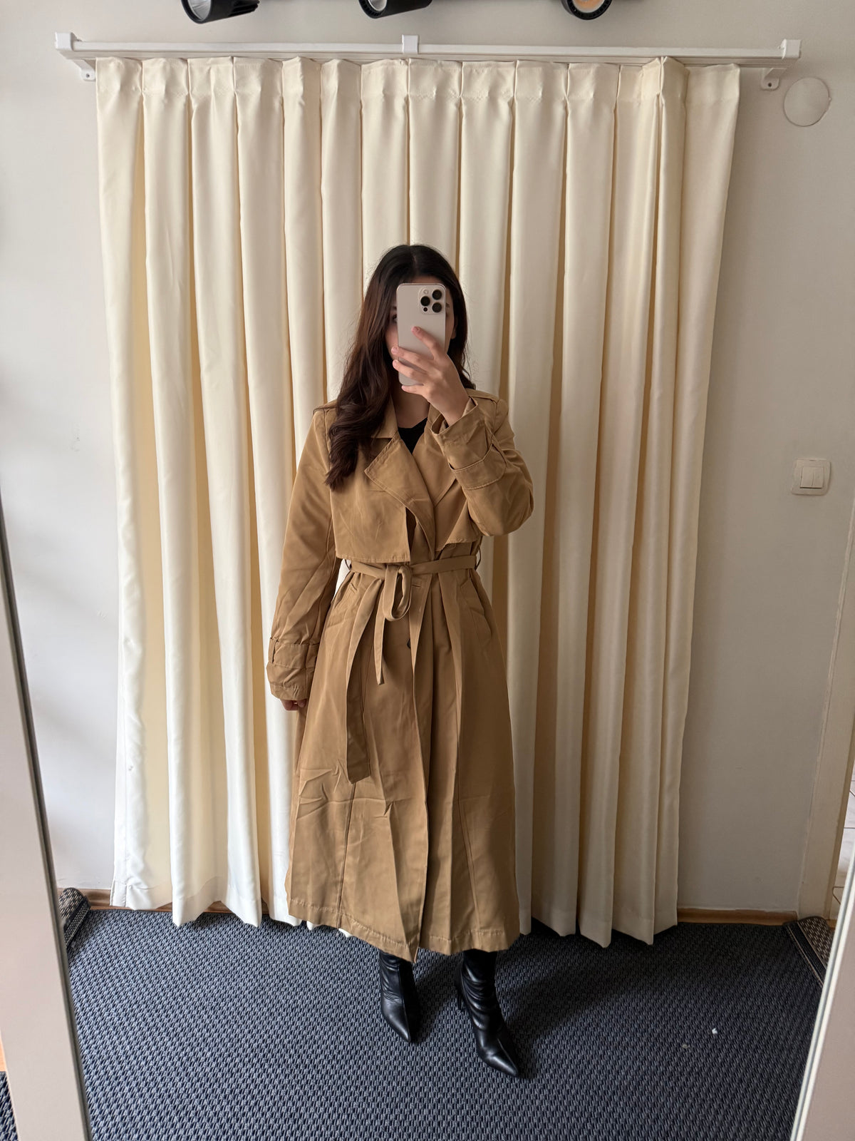 Camel Trençkot — ürün görseli 1
