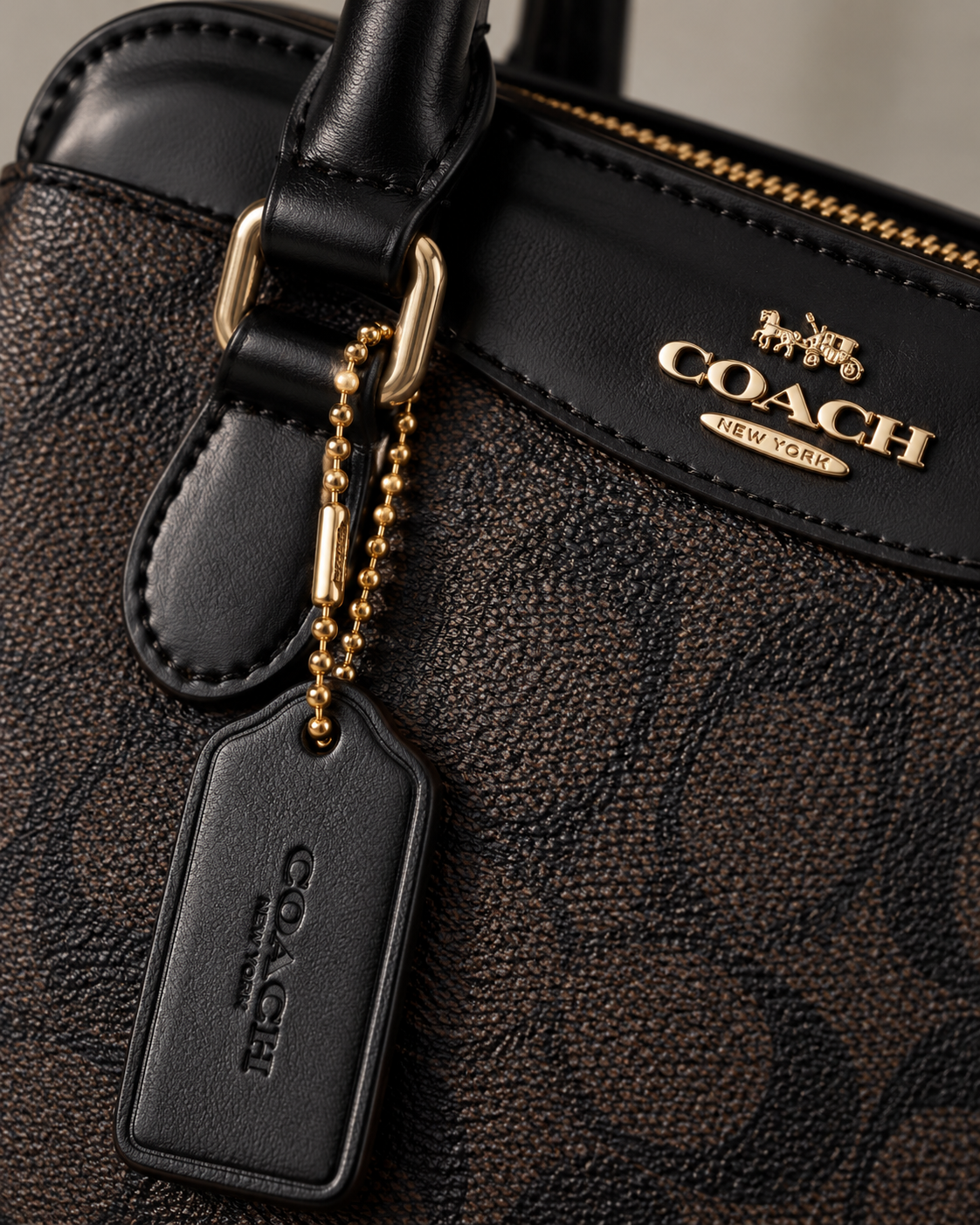 Coach Mini Darcie Carryall - İthal Deri ürün görseli 5