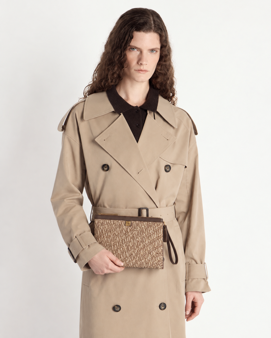 İpekyol Journey Clutch Dokuma Kumaş – ürün görseli