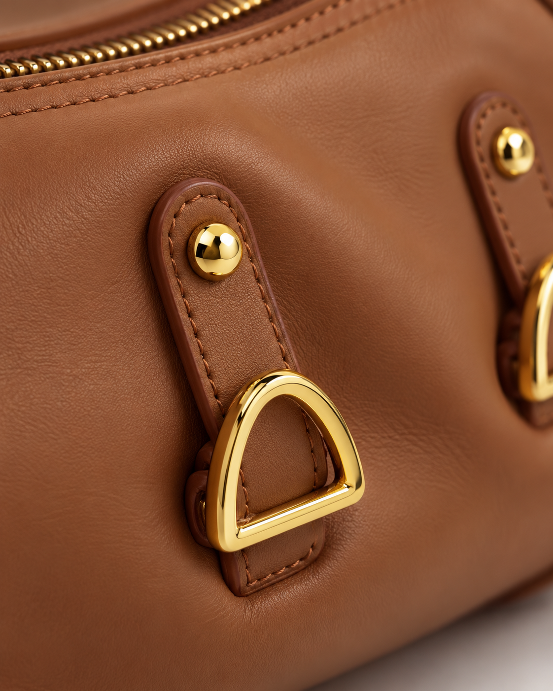 Manu atelier Multi Belted Mini Cylinder ürün görseli 6